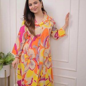 Leriya Fashion Women Co ord Set | Co-ord Set for Women Stylish | Kurta Set for Women | Kurta | Ethnic Set | 3/4 Sleeve