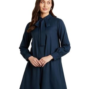 Symbol Premium Women's A Line Flared Dress (Knee Length | Desk-to-Dinner)
