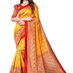 Yashika Womens Jacquard Standard Length Saree